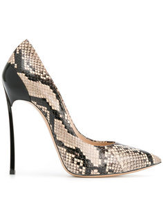 туфли-лодочки Blade из змеиной кожи Casadei