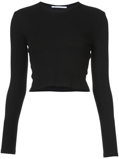 cropped long sleeve top Rosetta Getty