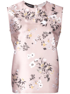 блузка с цветочным принтом  Rochas