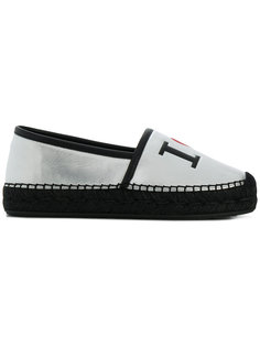 эспадрильи с принтом I Love DG Dolce & Gabbana