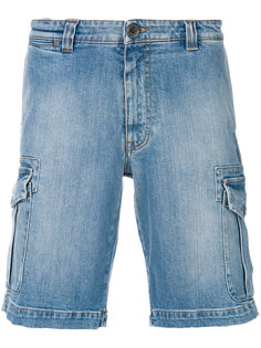 джинсовые шорты прямого кроя Eleventy