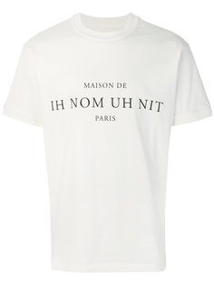 футболка с принтом логотипа Ih Nom Uh Nit