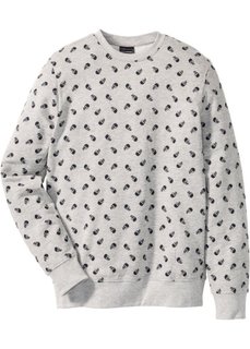 Свитшот Slim Fit (светло-серый меланж) Bonprix