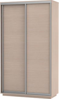 Шкаф купе Ливерпуль-140-220 Дуб Молочный 2 двери 