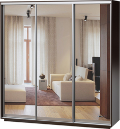 Шкаф купе Орлеан-210-220 Венге 3 двери 