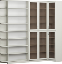 Книжный шкаф Марсель-1 Белый 