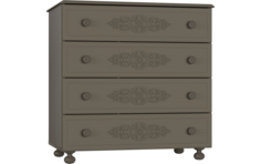 Комод Ассоль-3 Грей 