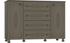 Комод Ассоль-2 Грей 