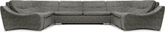 Диван модульный Монреаль-4 Zamsha Grey 