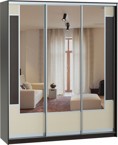 Шкаф купе Неаполь-13-200-240 Венге 3 двери 