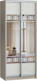 Шкаф купе Манхэттен-22-100-220 Кайман Беж 2 двери 