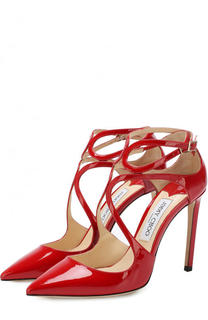 Лаковые туфли Lancer 100 на шпильке Jimmy Choo