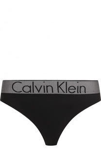 Стринги с широким поясом и логотипом бренда Calvin Klein Underwear