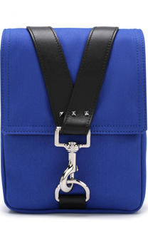 Текстильная сумка-планшет с клапаном Valentino