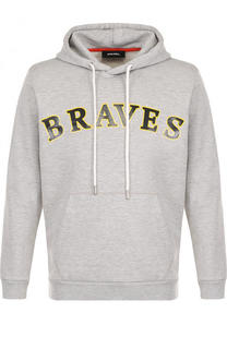 Хлопковое худи с принтом Diesel