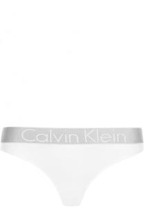 Стринги с широким поясом и логотипом бренда Calvin Klein Underwear