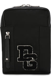 Текстильная сумка-планшет с кожаной отделкой Dolce &amp; Gabbana