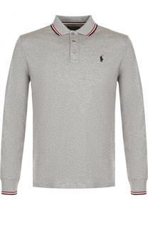 Хлопковое поло с длинными рукавами Polo Ralph Lauren