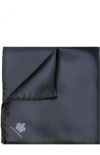 Шелковый платок с контрастным кантом Dolce &amp; Gabbana