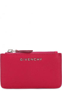 Кожаный футляр для кредитных карт с логотипом бренда Givenchy