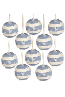 Набор елочных игрушек, 10 шт DUE ESSE CHRISTMAS