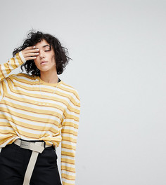 Желтый лонгслив в полоску Puma эксклюзивно для ASOS - Желтый