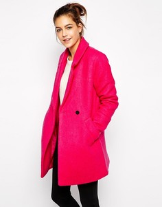 Пальто-кокон Only - Розовый