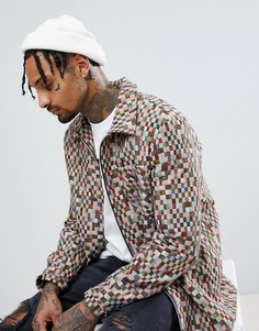 Шапка-бини кремового цвета ASOS - Кремовый