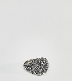 Серебристое кольцо-печатка Reclaimed Vintage эксклюзивно для ASOS - Серебряный
