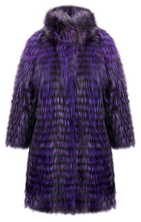 Шуба из лисы на трикотажной основе Virtuale Fur Collection