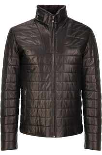 Утепленная куртка из кожи Vericci