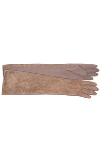 Комбинированные длинные перчатки Fabretti