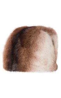шапка из меха норки с декором Slava Furs