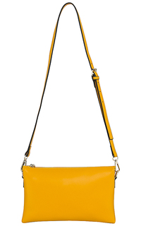 Желтая кожаная сумка La Reine Blanche