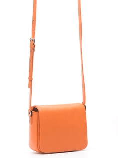 Оранжевая кожаная сумка Pimo Betti