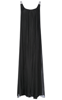 Длинное черное платье Compagnia Italiana