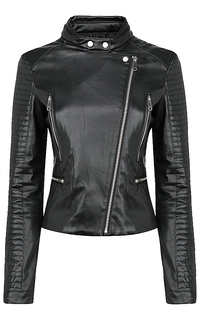 Куртка из экокожи с отстрочкой Neohit