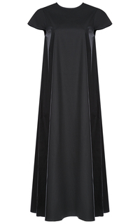 Черное платье макси La Reine Blanche