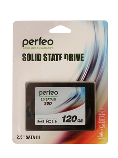 Жесткий диск 120Gb - Perfeo SSD 2.5 SATA-III TLC PFSSD120GTLC