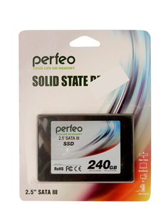 Жесткий диск 240Gb - Perfeo SSD 2.5 SATA-III MLC PFSSD240GMLC