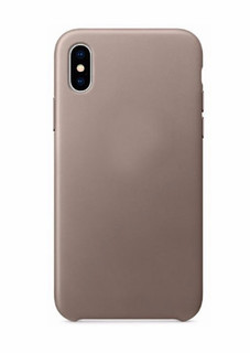 Аксессуар Чехол APPLE iPhone X Leather Case Taupe MQT92ZM/A