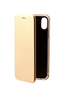 Аксессуар Чехол-книга Monsterskin Book Gold для APPLE iPhone X 10544