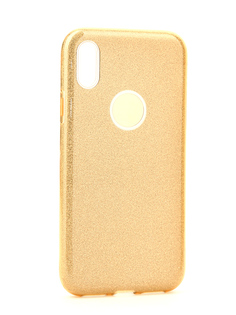 Аксессуар Чехол Neypo Brilliant Silicone для APPLE iPhone X Gold Crystals NBRL3258