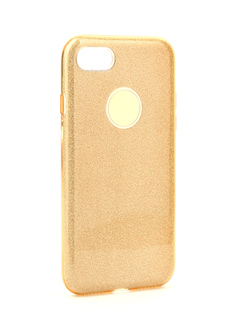 Аксессуар Чехол Neypo Brilliant Silicone для APPLE iPhone 7 Gold Crystals NBRL2668