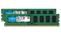 Модуль памяти Crucial DDR3 EUDIMM 1866MHz PC3-14900 ECC CL13 - 8Gb KIT (2x4Gb) CT2KIT51272BA186DJ