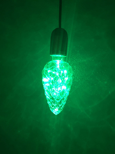 Светящееся украшение Светодиодная лампа Espada Шишка Green E-E27NYC35G