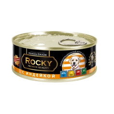 Корм Rocky Мясное ассорти Индейка 100g для щенков 80992