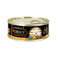 Корм Rocky Мясное ассорти Индейка 100g для собак 81001