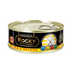 Корм Rocky Мясное ассорти Птица/Печень 100g для собак 81004