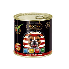 Корм Rocky Мясное ассорти Говядина 750g для собак 81023